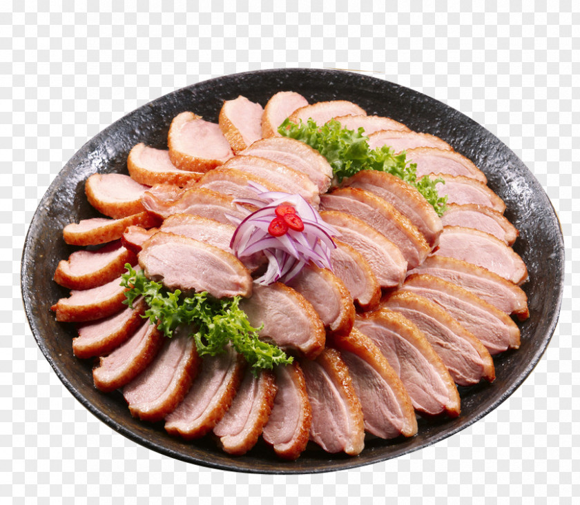 Korean Smoked Duck Picture Material Peking Barbecue Cuisine Bacon PNG