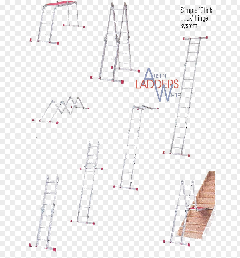 Ladder Austin White Ladders Product Design TheLadders.com Angle PNG