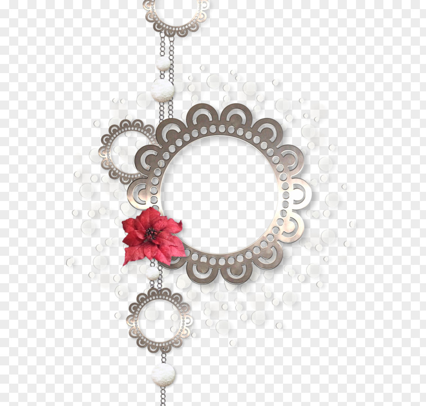 Silver Pendant Flower Pattern Jewellery PNG
