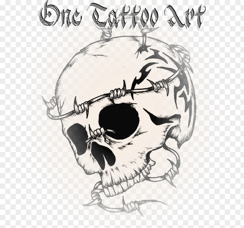 Skull One Tattoo Art Artist Flash PNG