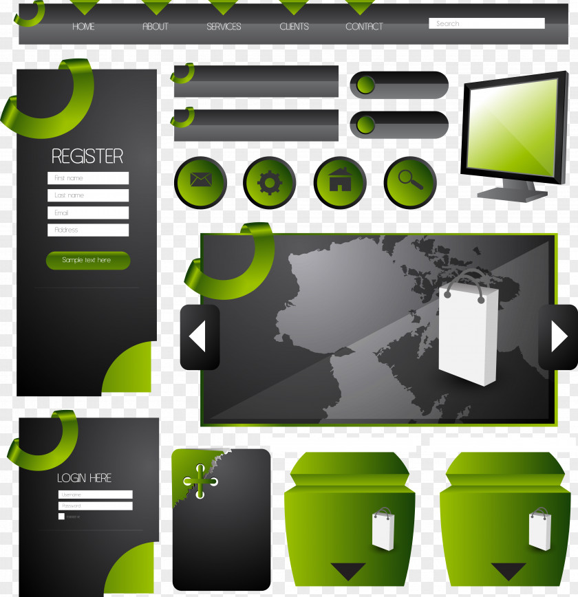 Vector Web Design Page Shutterstock PNG