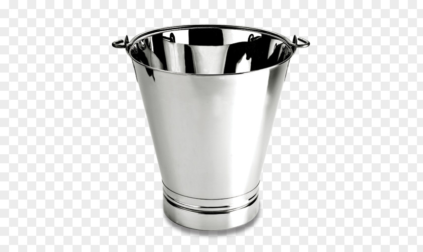 Bucket Balti Stainless Steel PNG