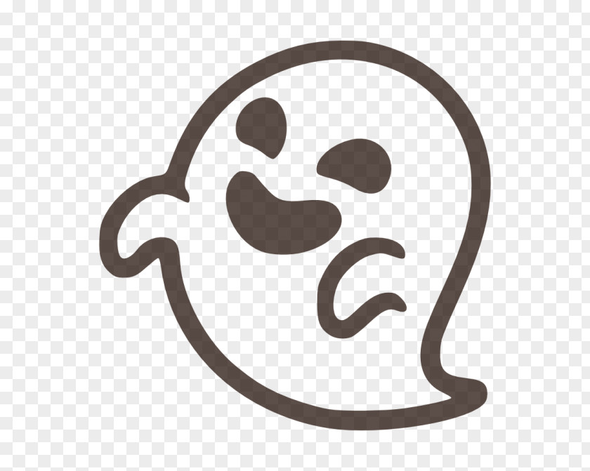 Emoji What 2 ??? Happy Ghost It! Sticker PNG