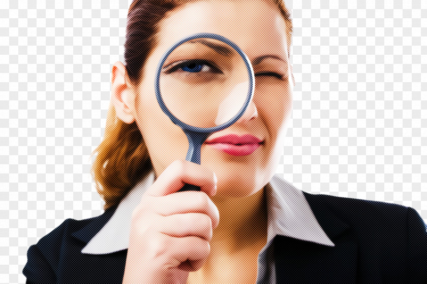 Mouth Eye Magnifying Glass PNG