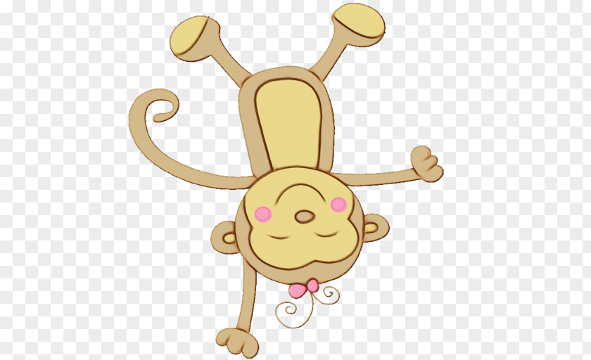 Animation Yellow Monkey Cartoon PNG