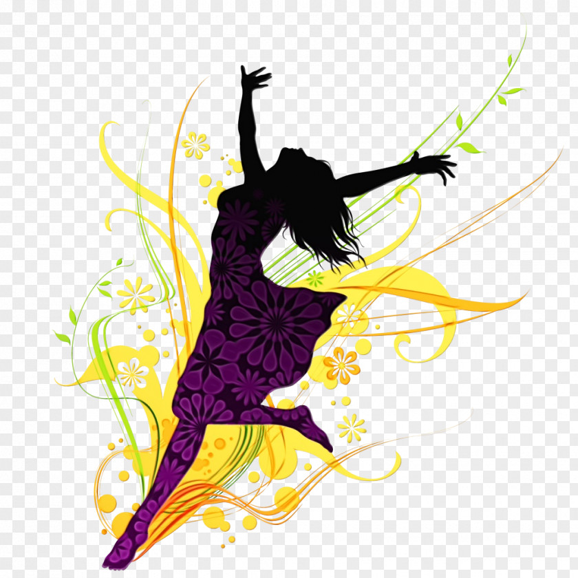 Dancer Silhouette 8 March Womens Day PNG