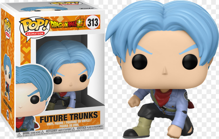 DRA WhisDragon Ball Trunks Action & Toy Figures Funko 3992 Pop Animation PNG