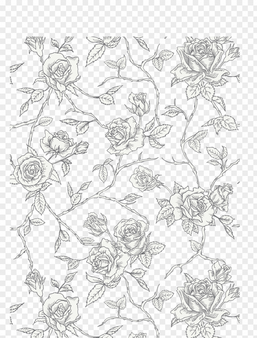 Hand-painted Flowers PNG