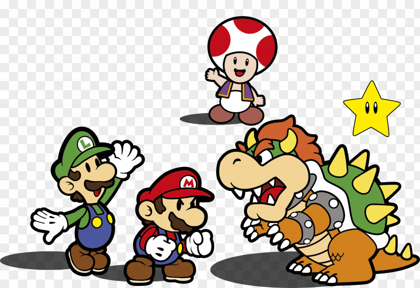 Mario Super Bros. & Luigi: Superstar Saga Bowser PNG