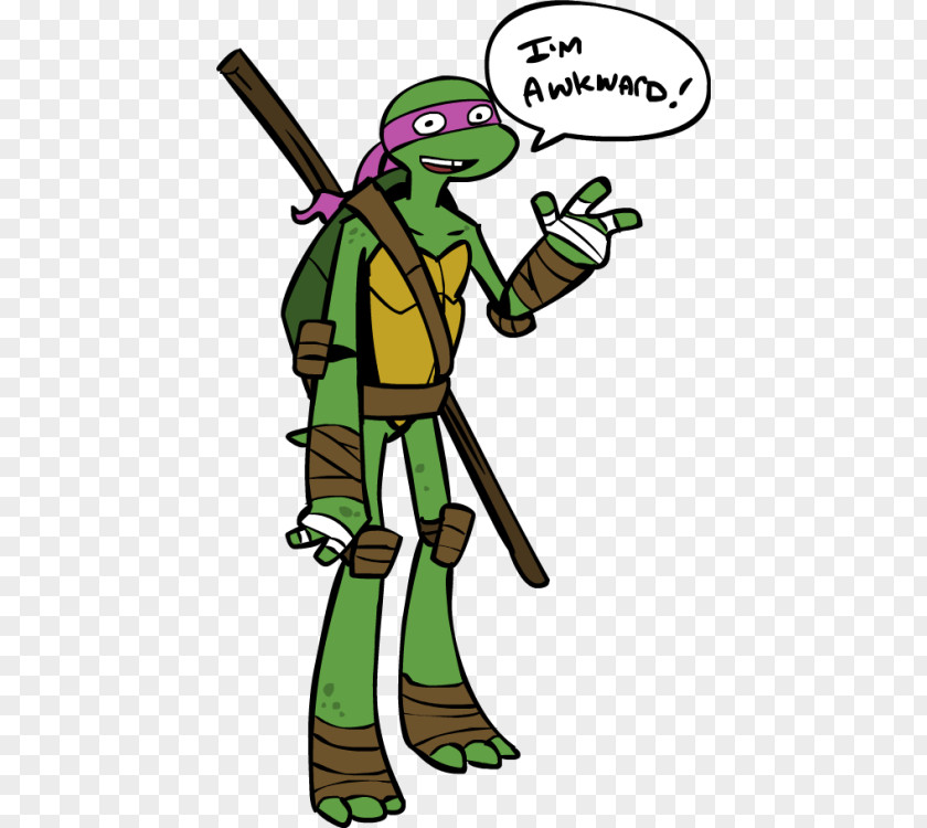 Awkward Turtle Teenage Mutant Ninja Turtles Donatello Leonardo Clip Art PNG