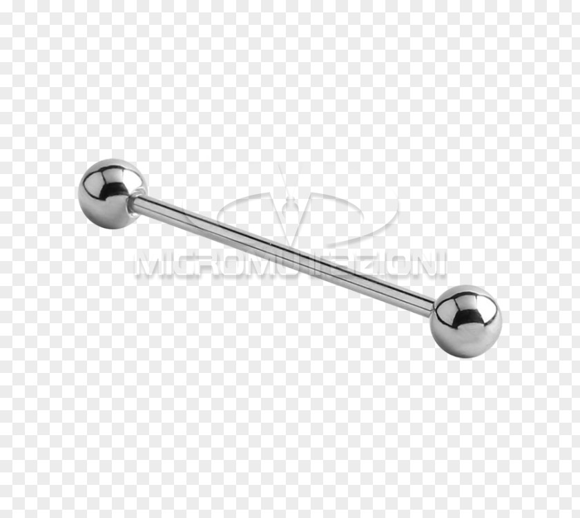 Barbell Body Piercing Jewellery Tongue Industrial PNG