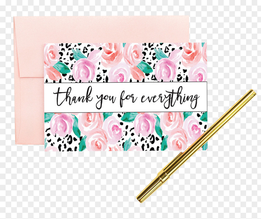 Floral Wishes Card Petal Gift Pink M Font PNG