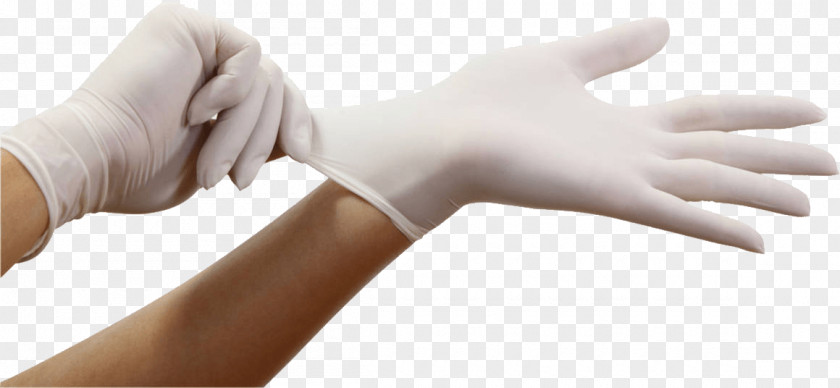Gloves On Hands Image Medical Glove Latex Allergy Surgery PNG