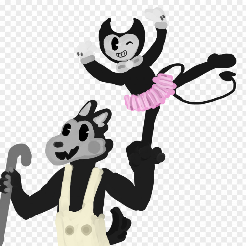 Bendy Ink Demon Cat And The Machine Game PNG