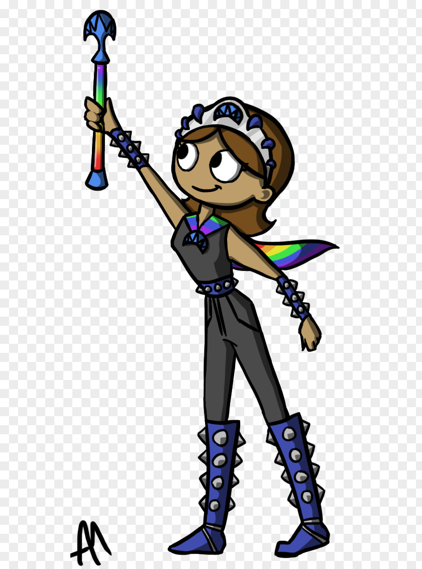 Rainbow Princess Cartoon Shoe Weapon Clip Art PNG