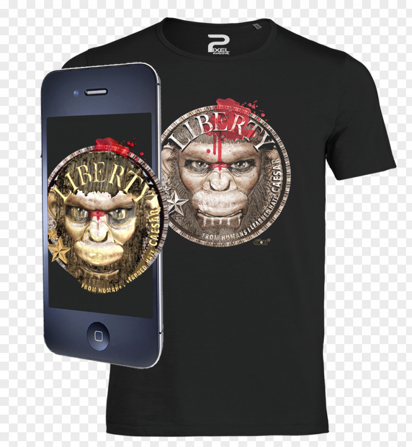 T-shirt Caesar Planet Of The Apes Sleeve Augmented Reality PNG