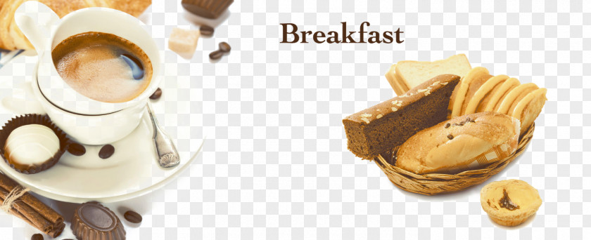 Cheese Tart Coffee Breakfast Croissant Food Bread PNG