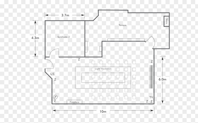 Cinema Hall Floor Plan Line PNG