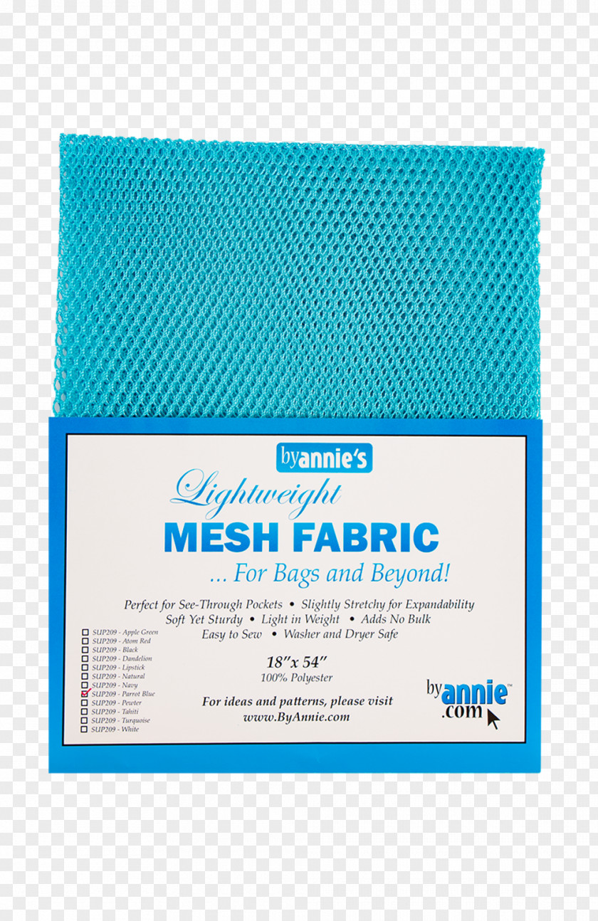 Mesh Material The Blue Top Quilt Shop Textile Metal Bag PNG