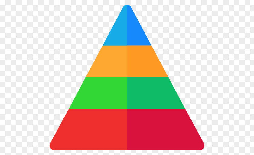 Pyramid Chart Infographic PNG