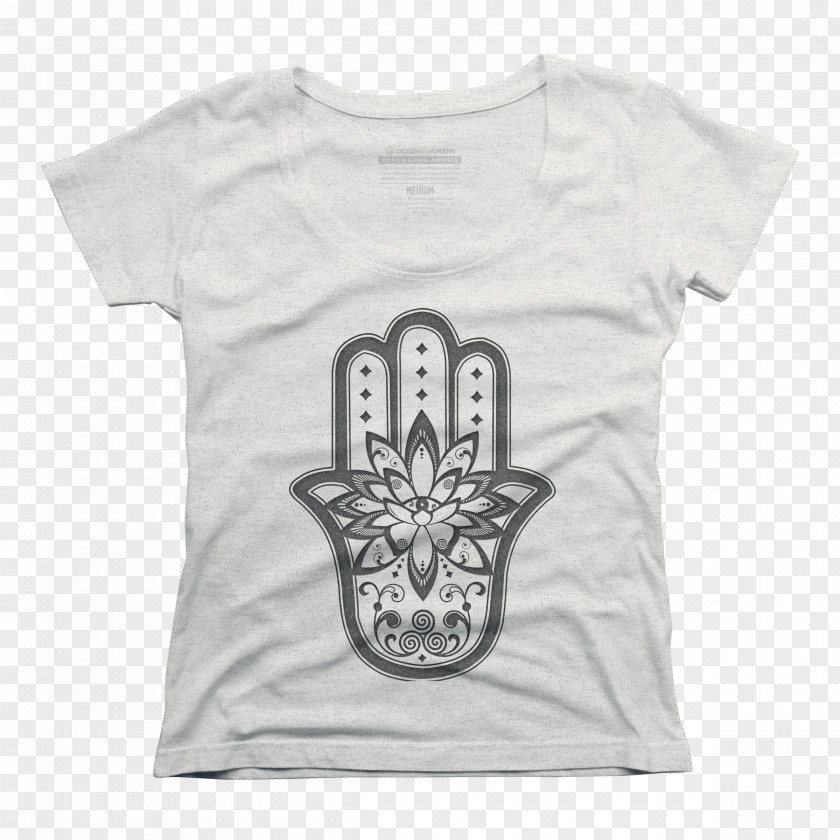 T-shirt Hoodie Hamsa Design By Humans PNG