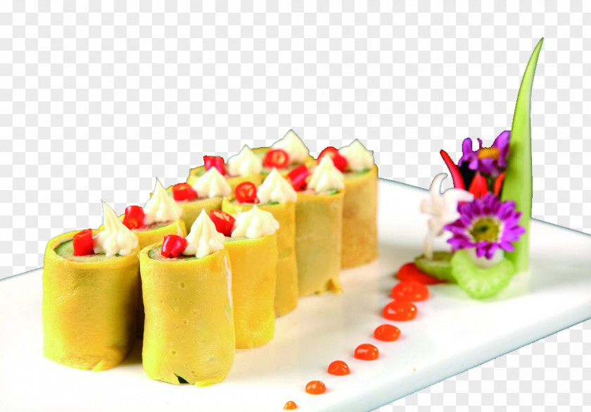 Cucumber Floss Rousong Biscuit Roll Omelette PNG