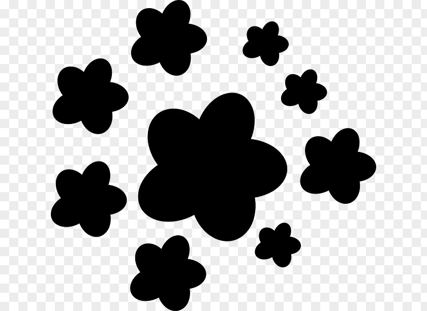 Pattern Font Heart Black M PNG