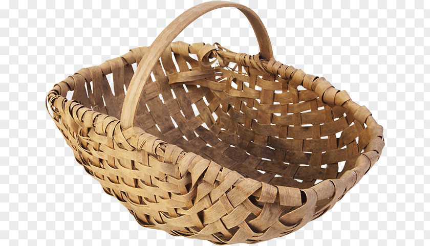 Bamboo Pick Basket Material Free To Pull The Image Wicker Canasto Clip Art PNG