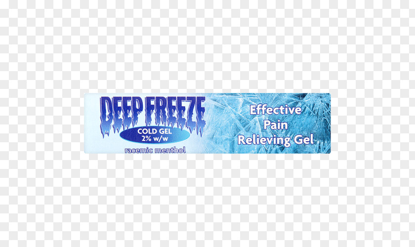 Freezing Cold Brand Gel Common Font PNG