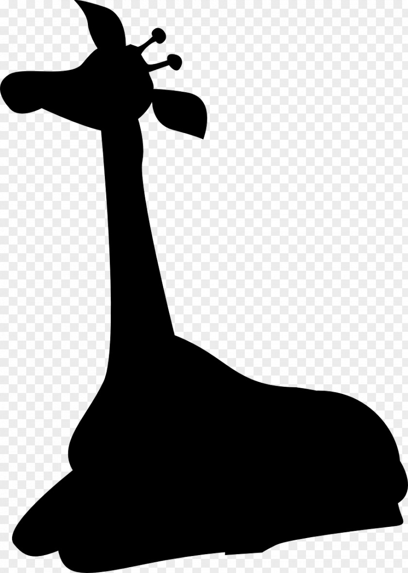 Giraffe Clip Art Silhouette Neck Black PNG