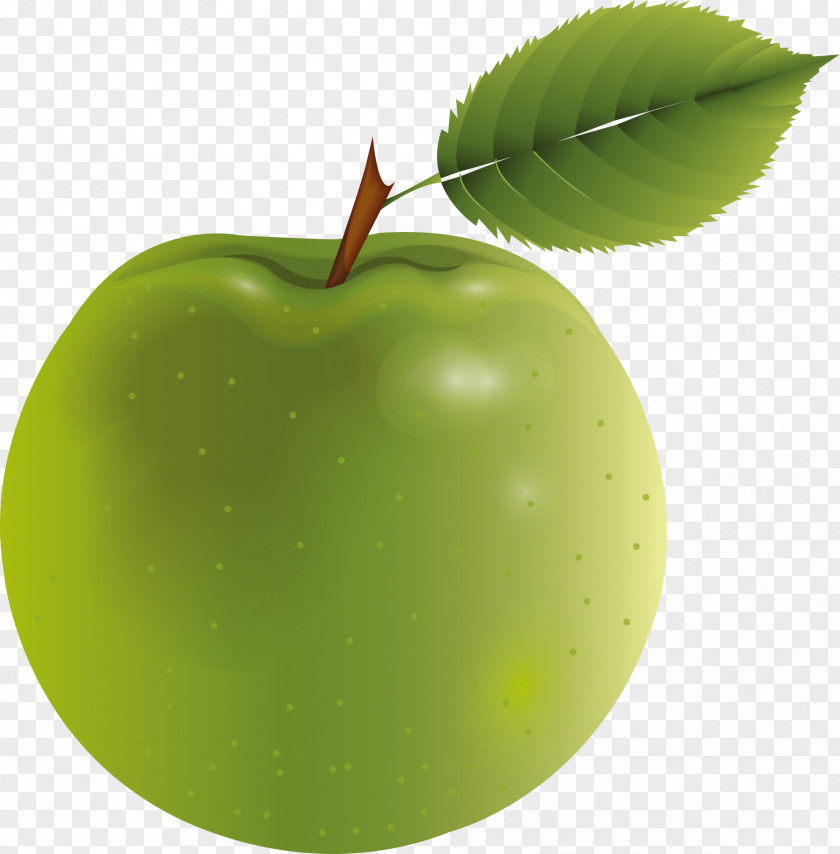 Green Cartoon Apple Clip Art PNG