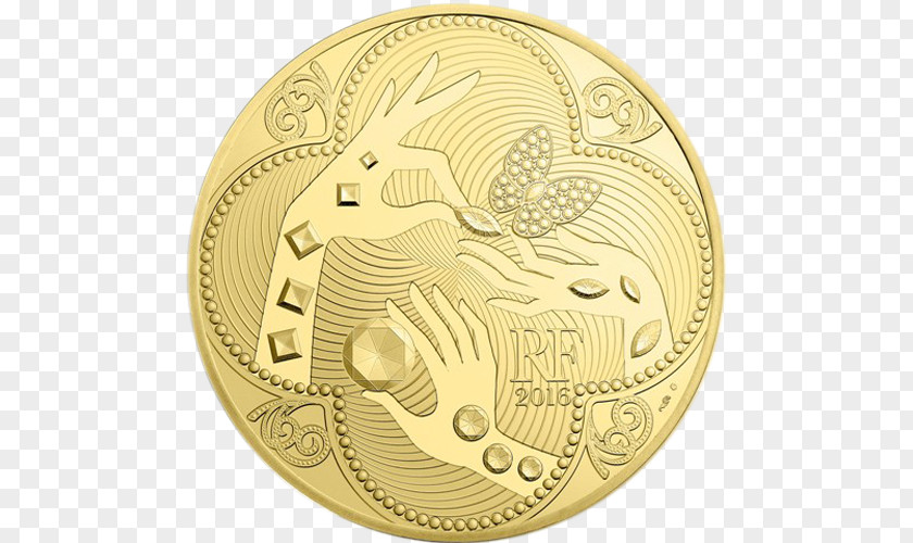Coin Euro Coins Gold Monnaie De Paris PNG