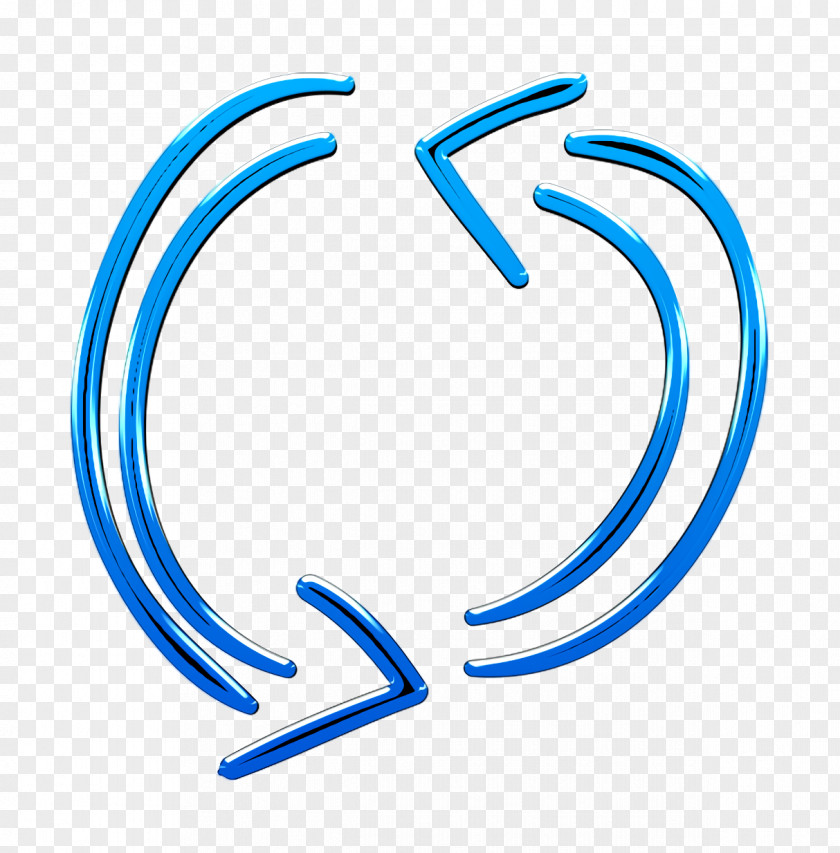 Loop Icon Looping Arrows Hand Drawn PNG