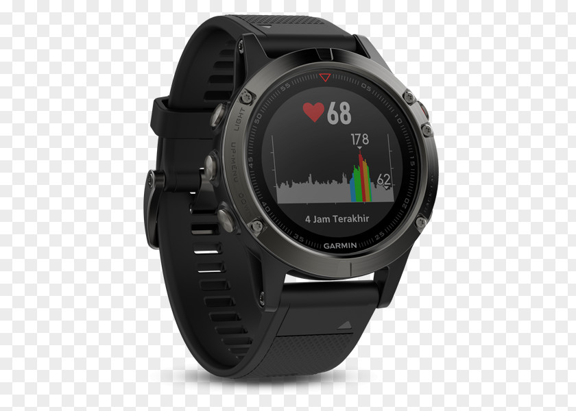 Smartwatch GPS Navigation Systems Garmin Fēnix 5 Ltd. Watch Activity Tracker PNG