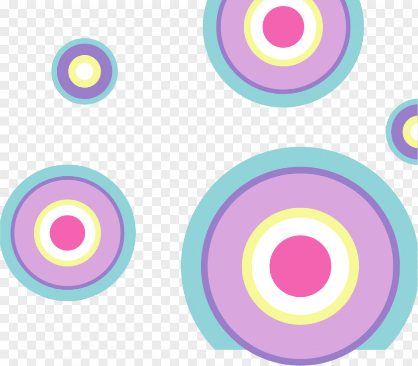 Vector Hand Colored Circles Circle Disk Computer File PNG