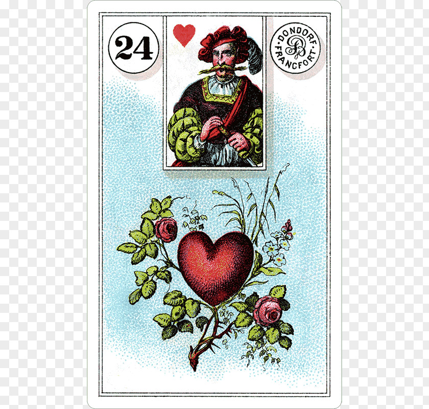 Dog Heart French Cartomancy: Oracle Cards Tarot Playing Card Lenormandkarten PNG