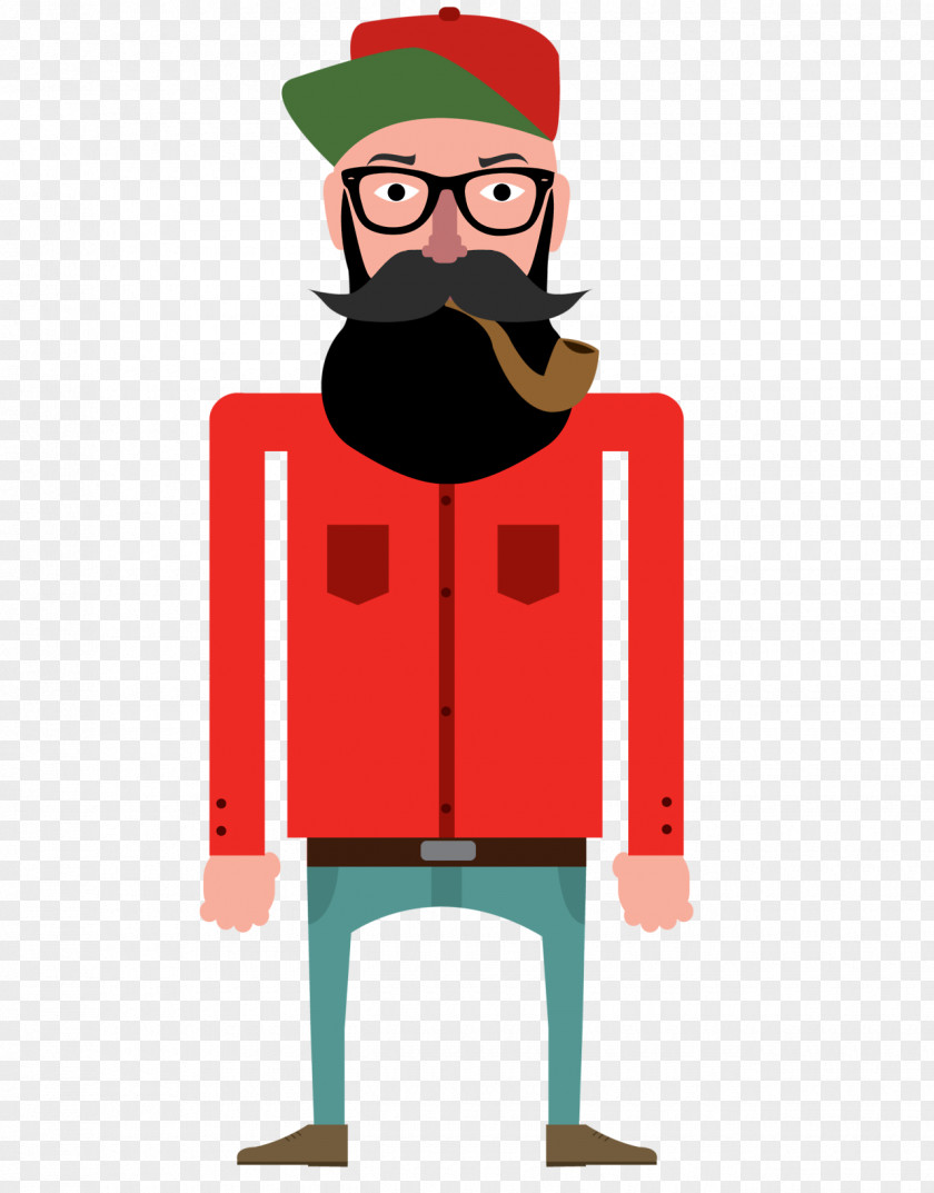 Hipster Beard Clip Art PNG