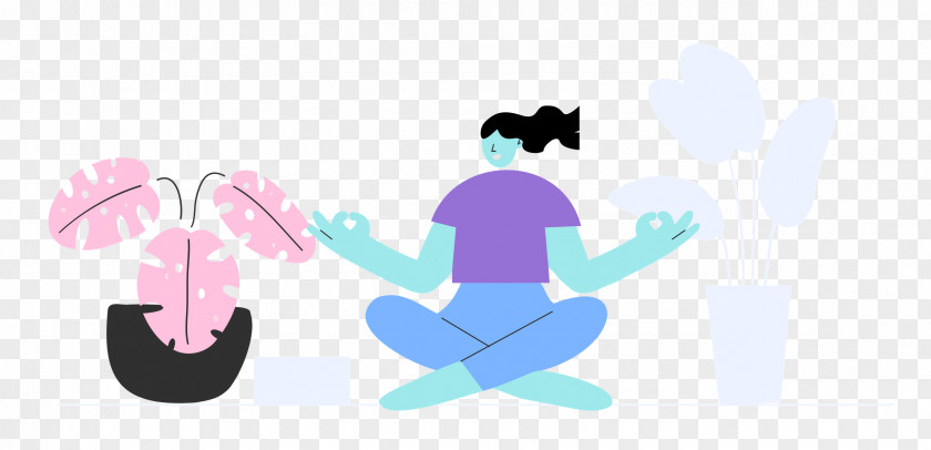 Meditating At Home Rest Relax PNG