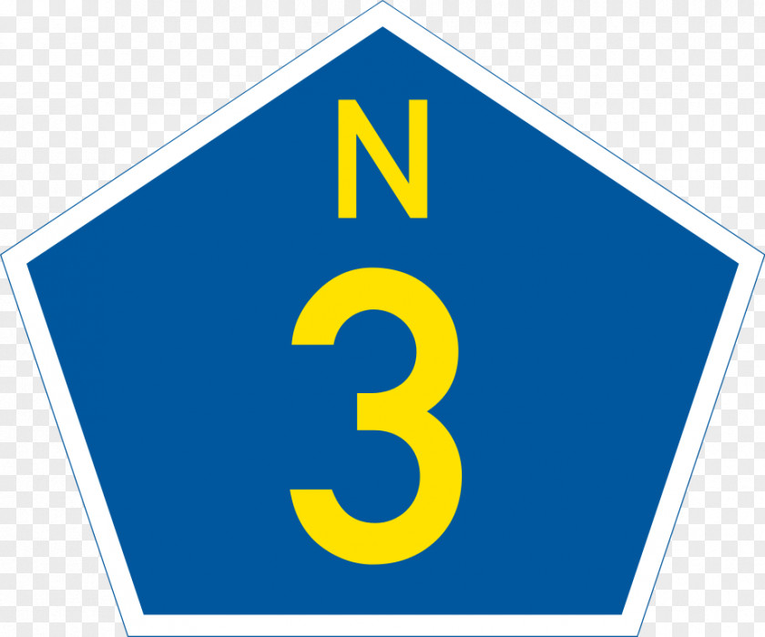Road N1 N2 Nasionale Paaie In Suid-Afrika Traffic Sign PNG