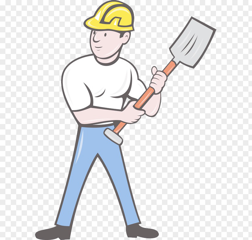 The Man With Shovel Construction Worker Royalty-free Clip Art PNG