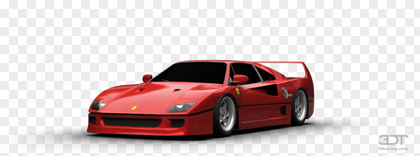 Ferrari F40 Compact Car Automotive Design PNG