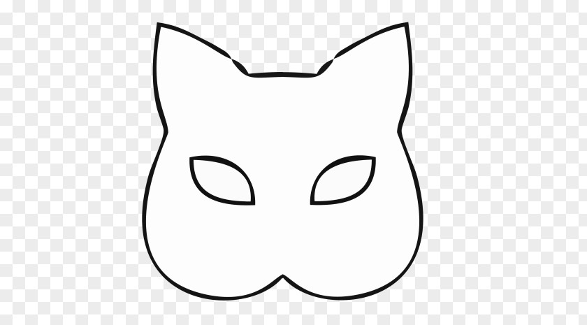 Mascara De Carnaval Whiskers Cat Clip Art Snout Eye PNG