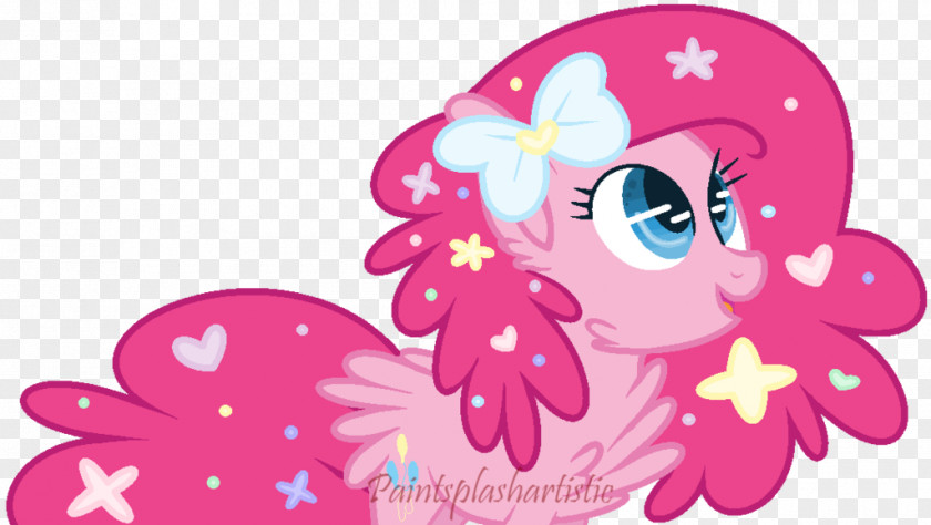 Paint Splash Wallpaper Pinkie Pie Pony Fan Art PNG