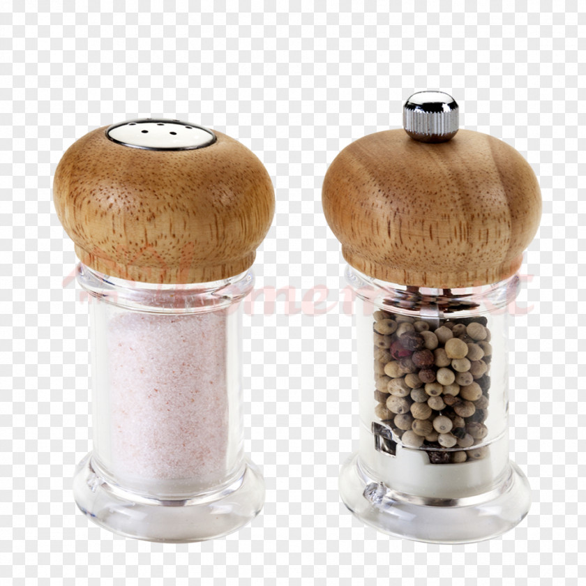 Pepper Salt And Shakers Black Wood PNG
