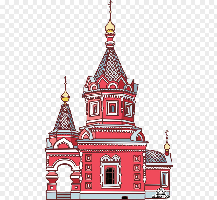 Temple Saint Basil's Cathedral Of Christ The Saviour Church Clip Art PNG