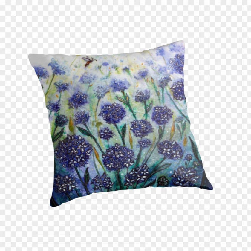 Throwing Hydrangea Throw Pillows Cushion PNG
