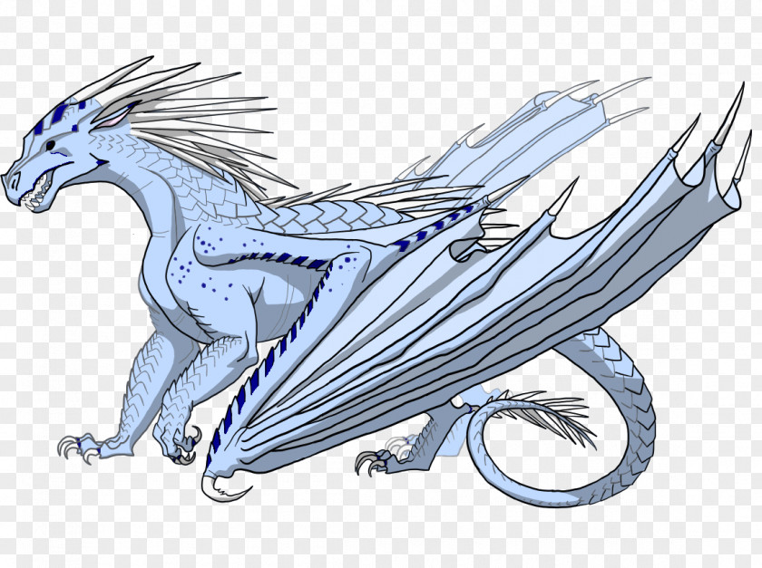 Ali Wings Of Fire Dragon Color Breathing Blue PNG