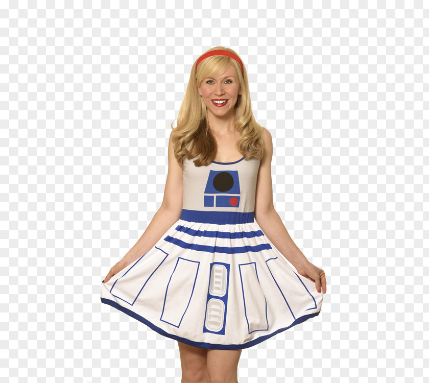 Ashley Eckstein R2-D2 Star Wars: The Clone Wars Weekends Dress PNG