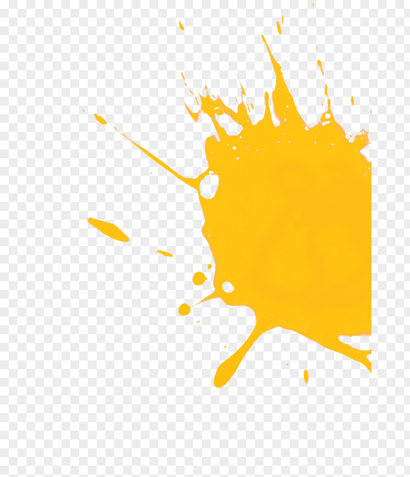 Painting Stain Yellow Art PNG