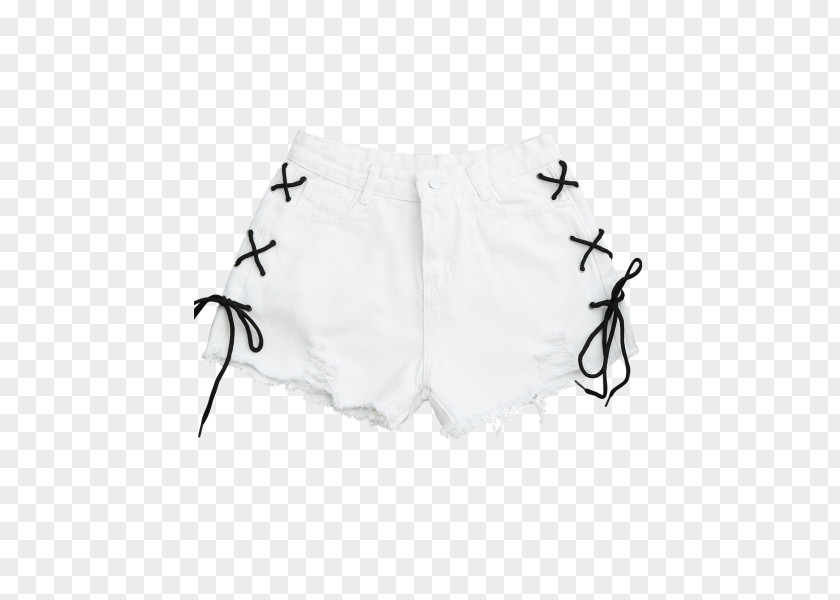 Ripped Denim Trunks Shorts PNG